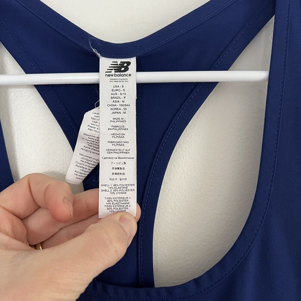 New Balance Women’s Exercise Halter Dress Front Tie Size Small Pockets - Picture 3 of 11
